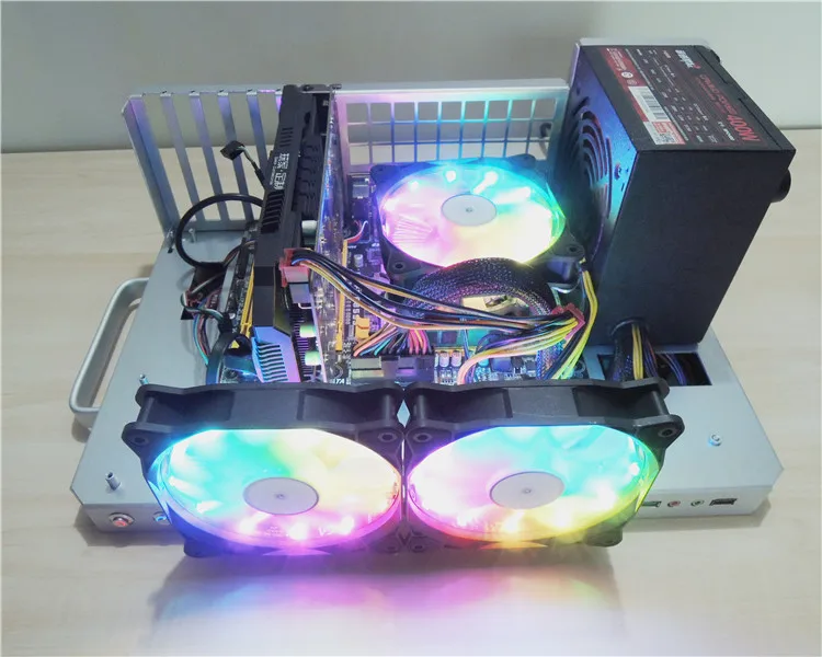 Испытательный стенд с рамкой из поликарбоната ATX satx MATX ITX горизонтальный