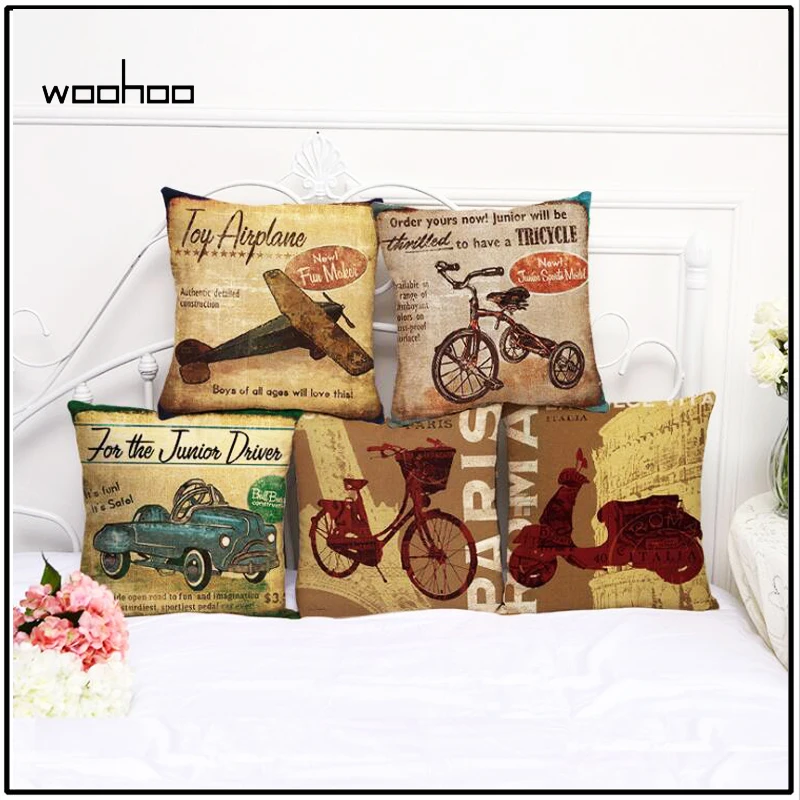 Декоративные подушки промышленной революции трафика инструменты европейские