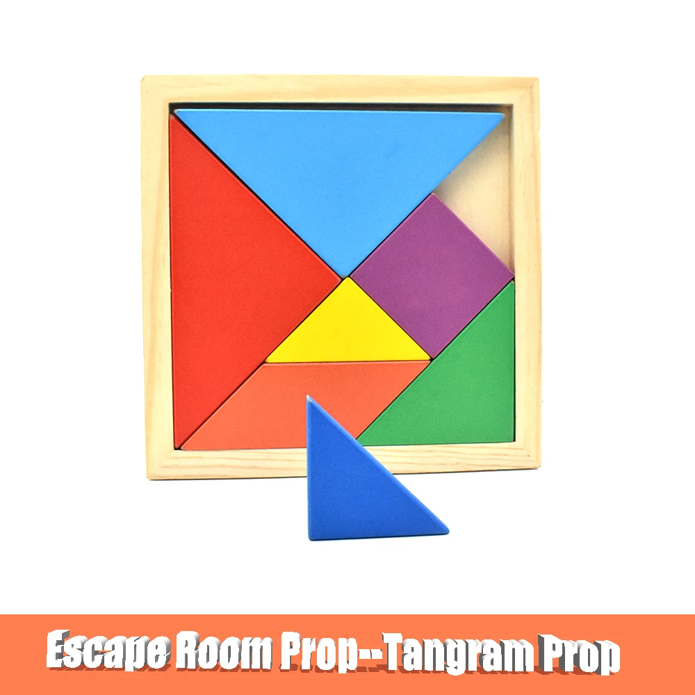 Реквизит Tangram Escape Room для контроля 12 В магнитный замок головоломка