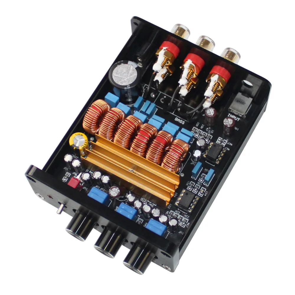 AIYIMA Мини цифровой Мощность усилитель TPA3116 NE5532 2 1 канала высокой аудио HiFi AMP 50 Вт * +