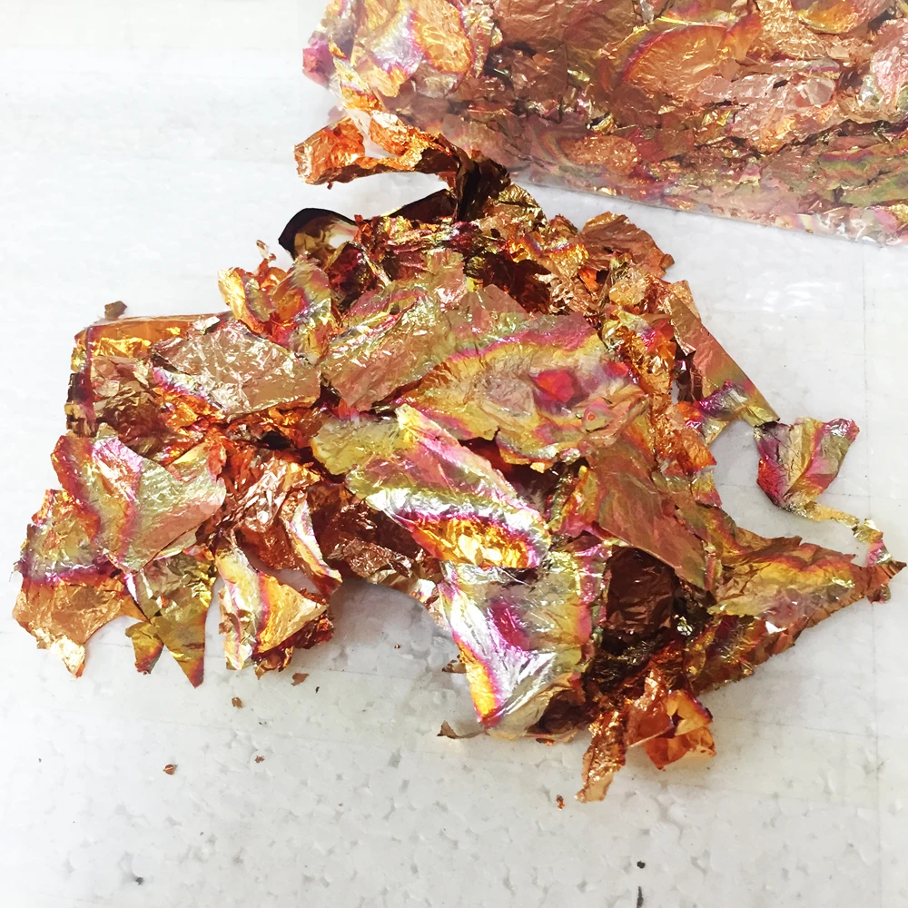 Разноцветные Золотые листья в виде снежинок Доступно 3 цвета сломанный Золотой
