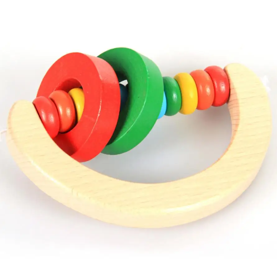 Детские игрушки деревянные детские погремушки захватывающая игра прорезывание