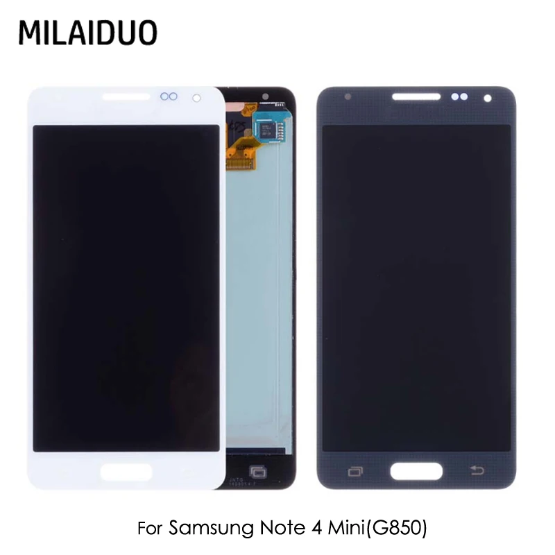 AMOLED для Samsung Alpha Note 4 MINI G850 G850F SM ЖК дисплей кодирующий преобразователь сенсорного