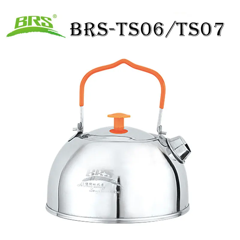 BRS-TS06/BRS-TS07 чайник из нержавеющей стали для кемпинга воды кухонная посуда уличная |