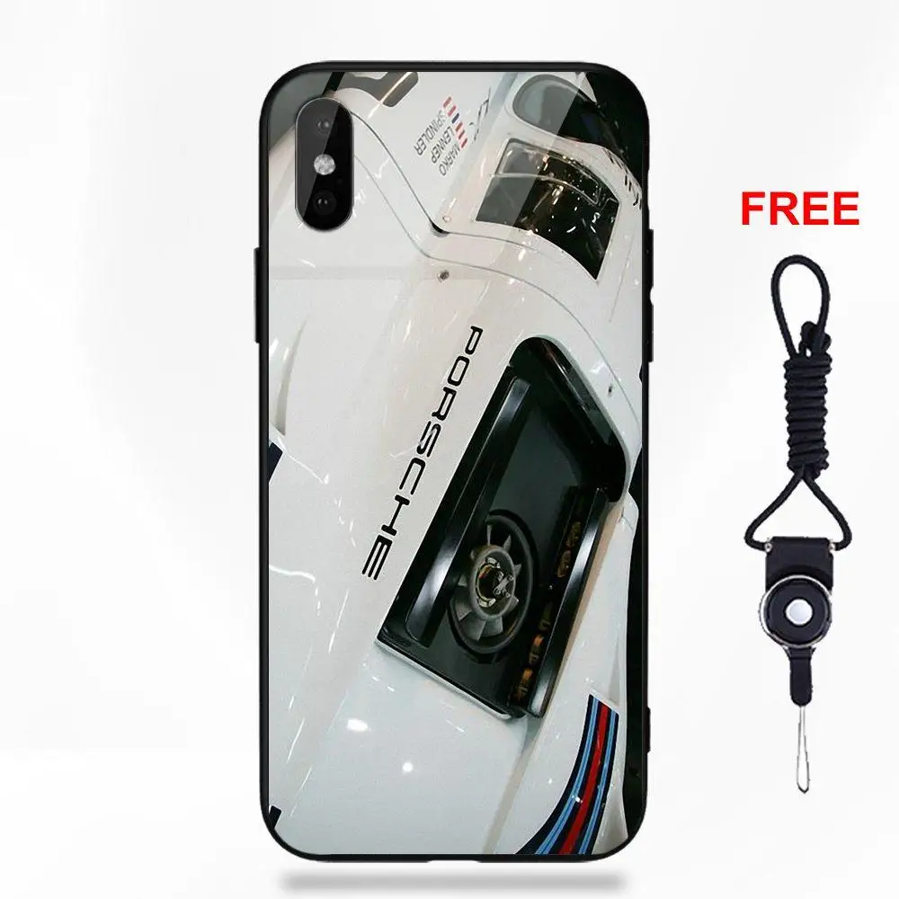 Для Apple IPhone X XS Max XR 5 5C 5S SE 6 S 7 8 плюс мягкий ТПУ чехол + закаленное Стекло Случаи