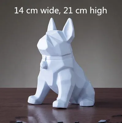 

Ceramic Bulldog Crafts, Home Desk Decorations, Beautiful Animals