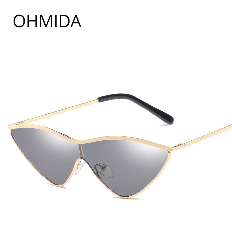 Женские винтажные солнцезащитные очки OHMIDA розовые брендовые дизайнерские