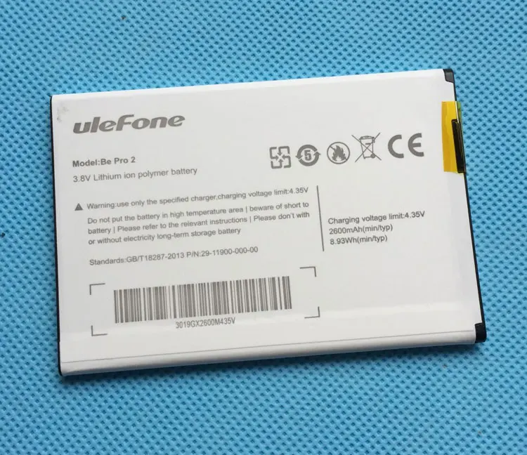 Оригинальный аккумулятор Ulefone Be Pro 2 новый оригинальный 5 дюйма Pro|mobile phone battery|phone