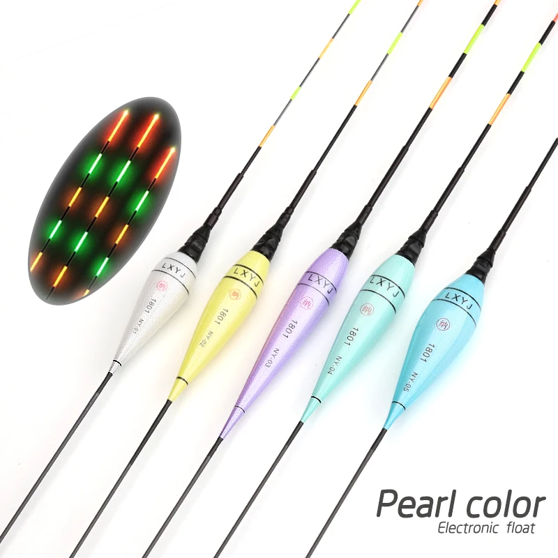 DONQL 5 шт./лот светодиодный светящийся электронный поплавок для рыбалки цветной