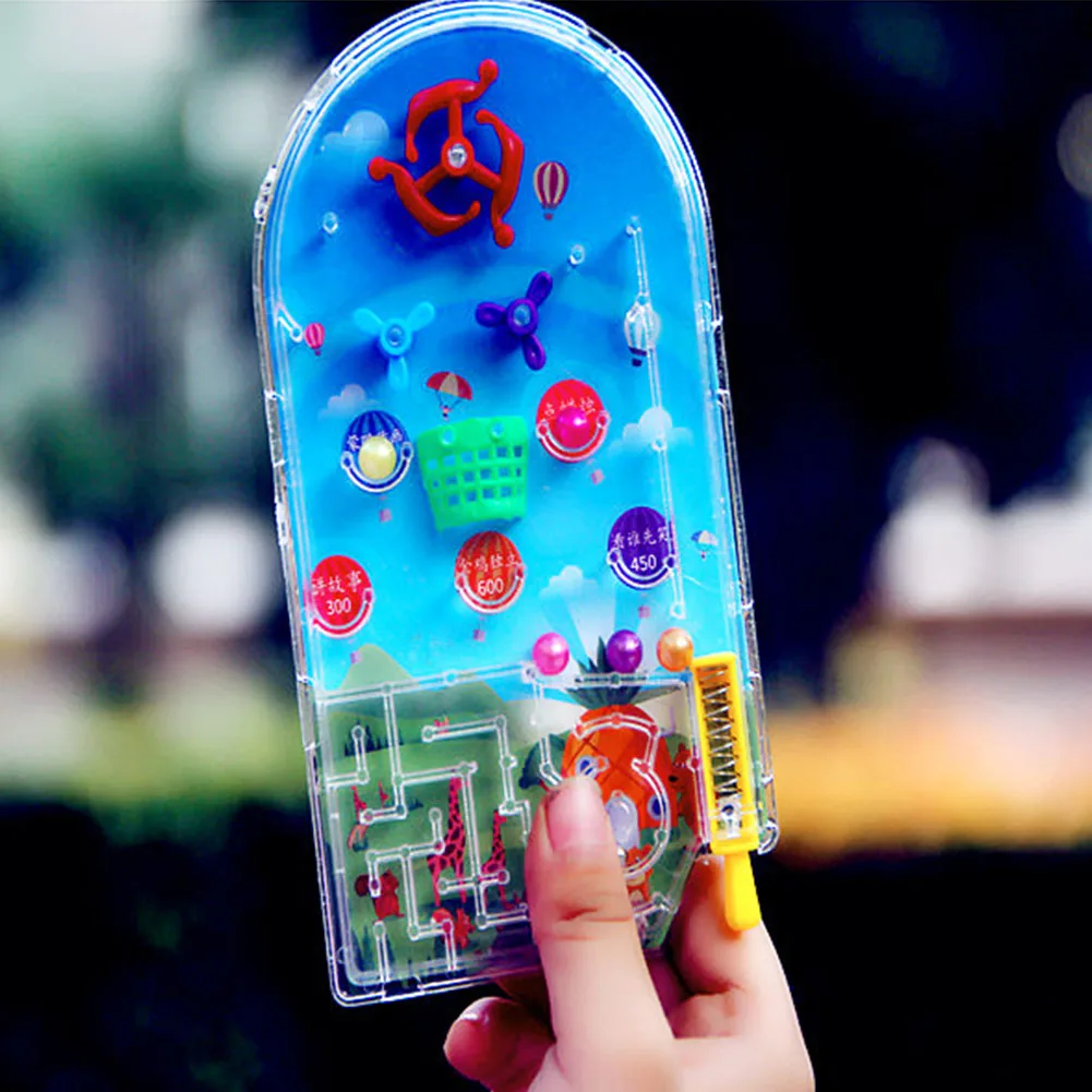 Игровая машина для игр Детские шарики стрельбы карманная мини мультяшная