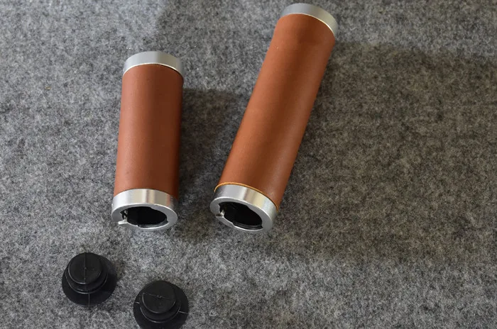 Классические ручки для руля велосипеда действительно кожаные ретро ручка