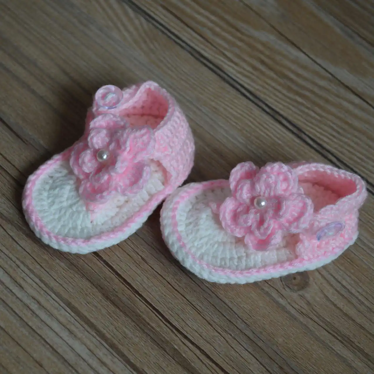 Вязаные изделия ручной вязки для новорожденных шерстяная обувь младенцев мягкая
