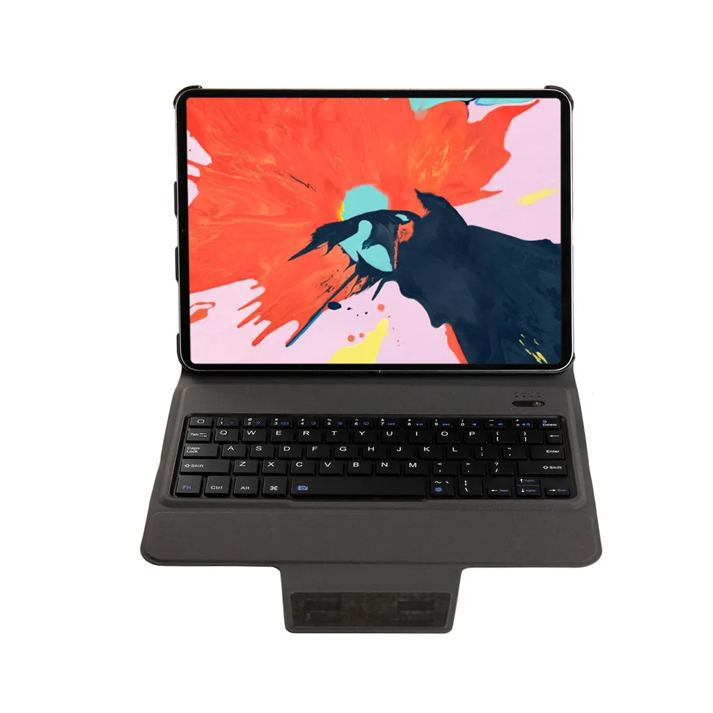 Роскошный кожаный чехол с Bluetooth клавиатурой подставка для нового iPad Pro 11 дюймов 2018