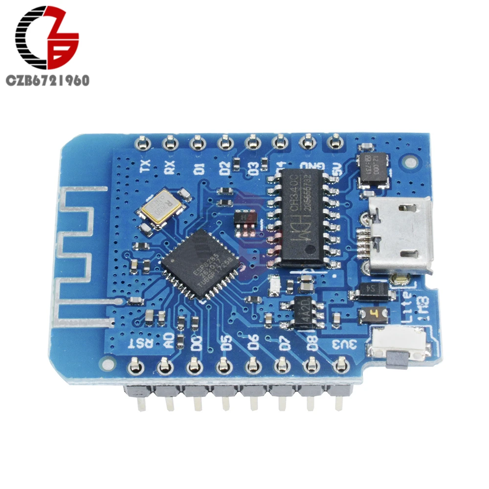 Плата разработки Wemos D1 MINI Lite V1.0.0 Shield CH340G CH340 WIFI IOT микроконтроллер ESP8285 ESP8266 для Arduino