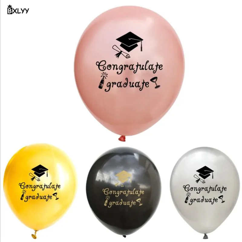 

BXLYY10pc Graduation Season Congratulate Graduate Letter Balloons Congratulations Graduate Party Supplies Baby Shower Unicorn.7z