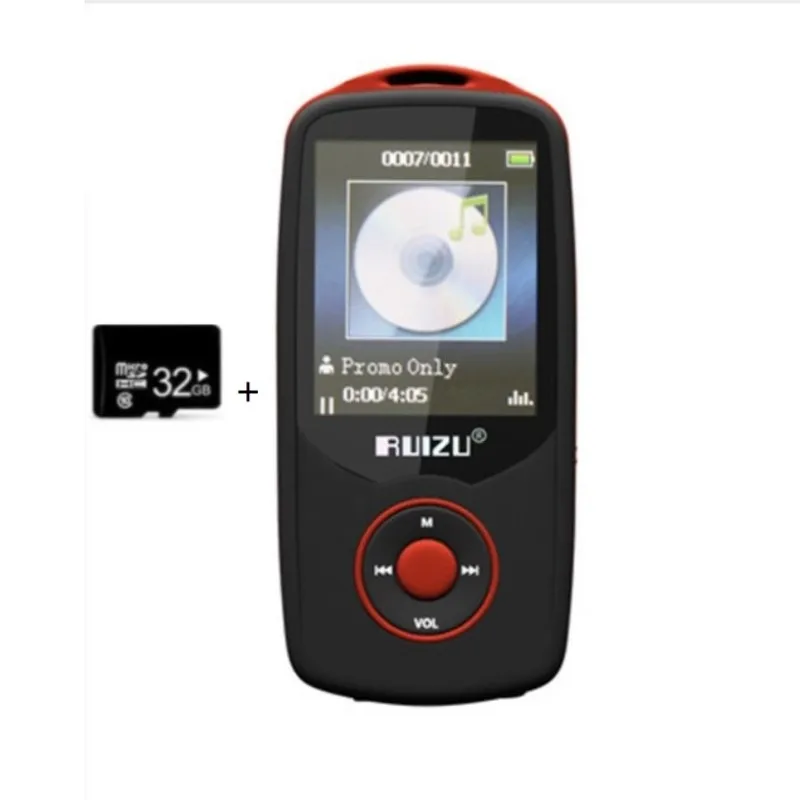 RUIZU X06 Bluetooth MP4 плеер 4 ГБ Высокое качество без потерь Музыкальный плеер с экраном 1,8 дюйма Поддержка FM рекордер X06 MP4