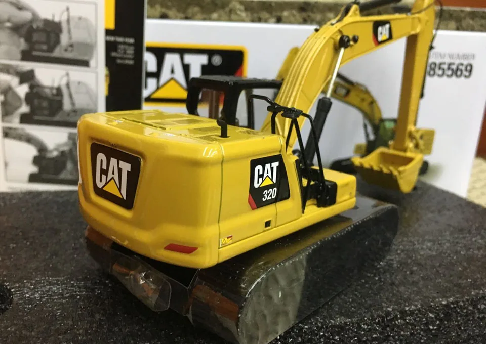 Caterpillar Cat 320 Гидравлический Экскаватор следующего поколения 1/50 масштаб