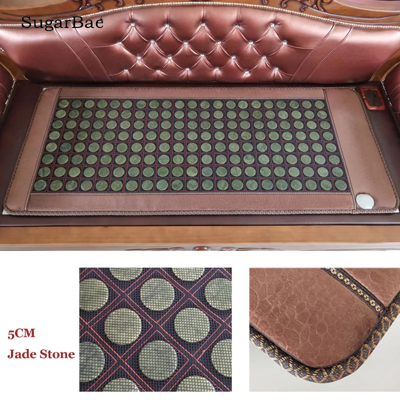 masaje jade mat electirc heating jade mattress best gift for parents free shipping