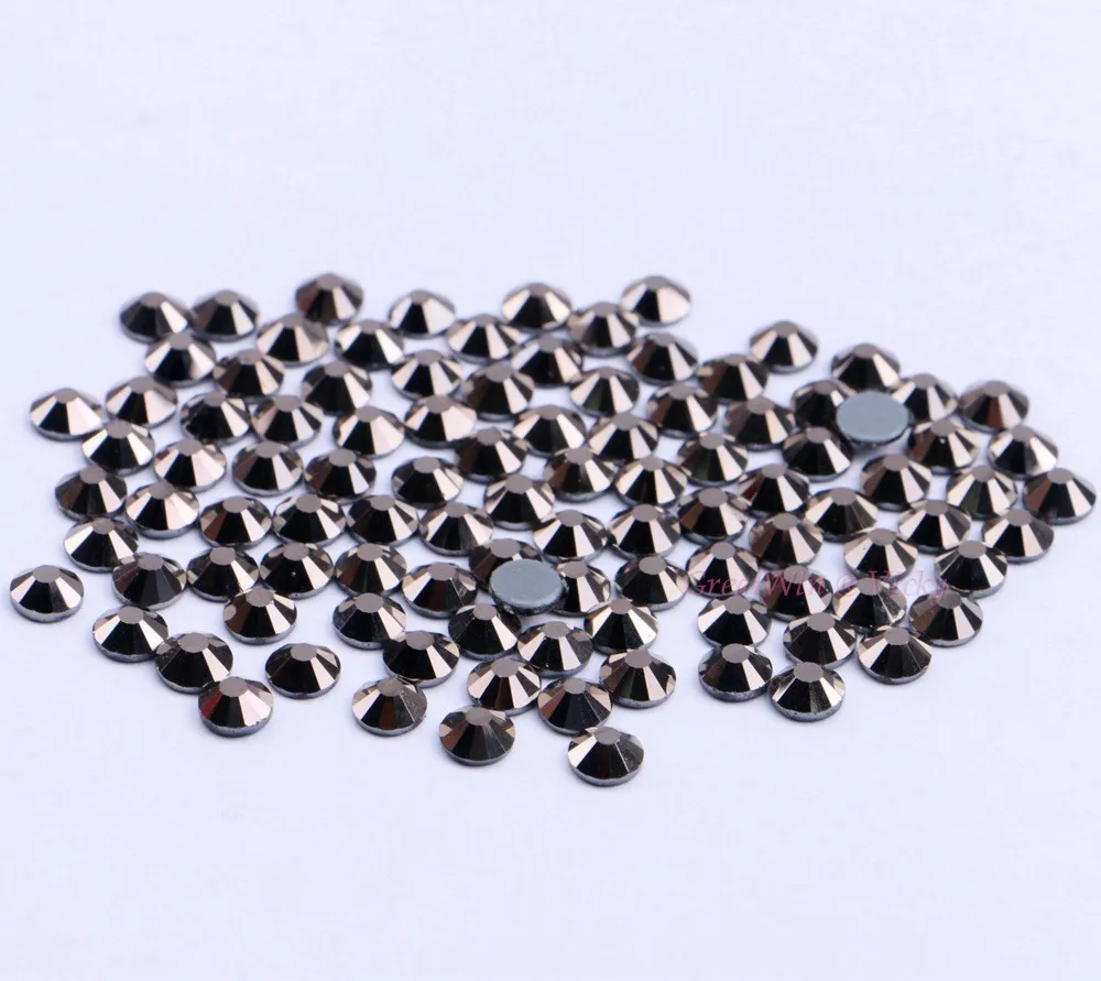 Высшее качество! Хит продаж Стразы Mine Hematite SS6 SS10 SS16 SS20 SS30 Алмазный кристаллы страз
