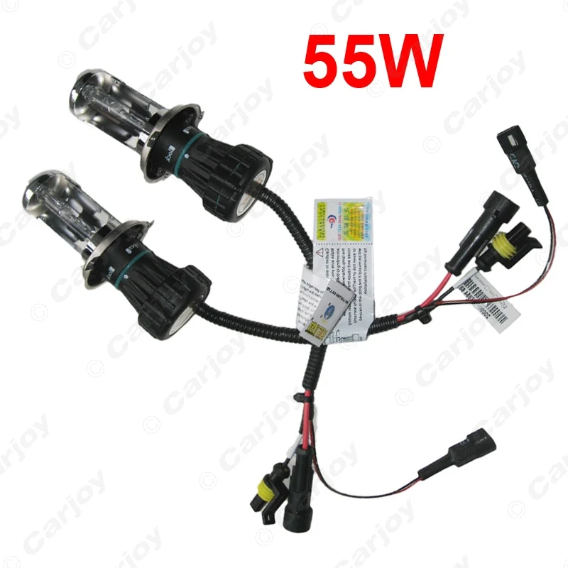 LEEWA 55 Вт ксеноновые фары для автомобиля H4 9003 Hi/Lo Биксеноновые лампы и жгут