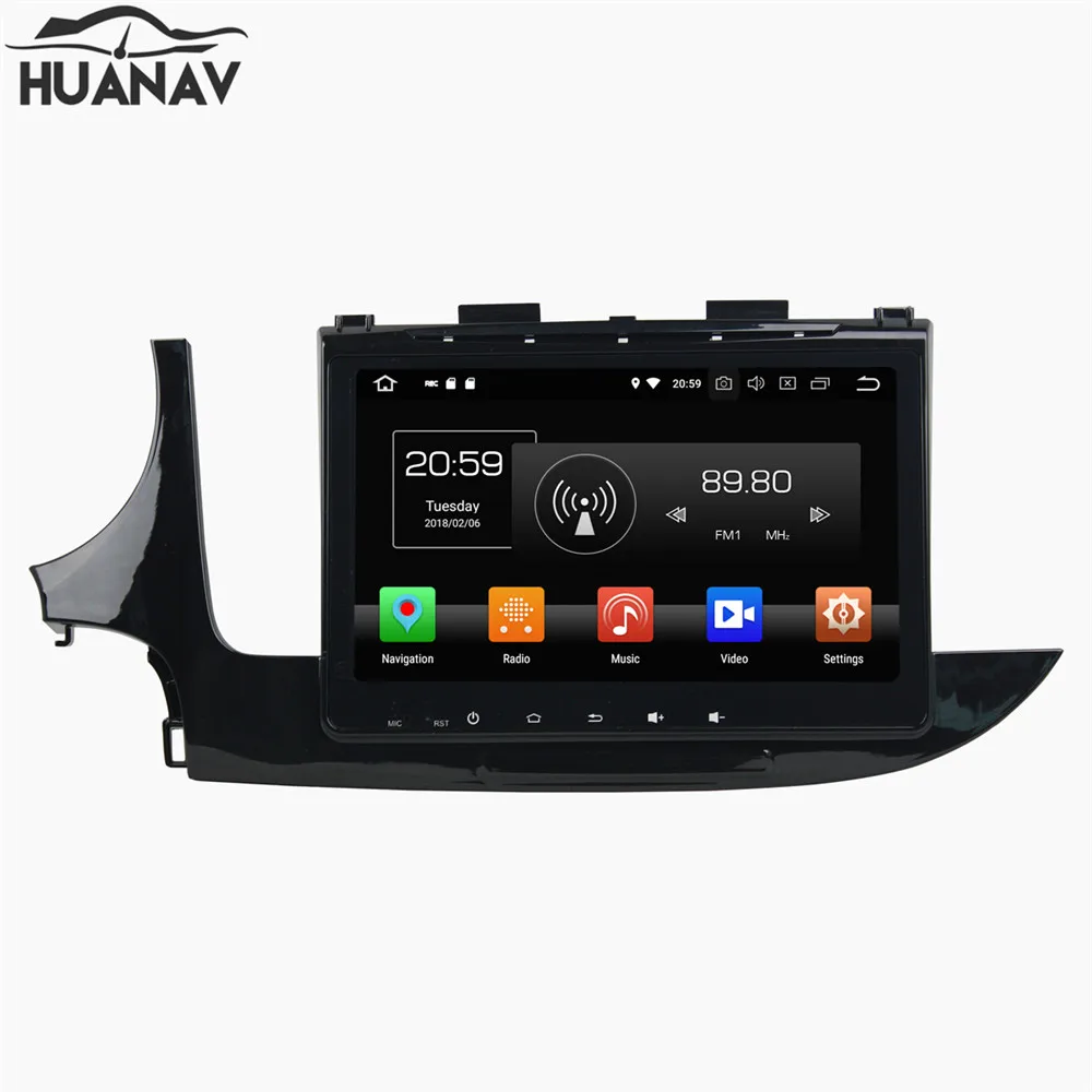 HUANVA Android 8 0 без CD DVD плеер GPS навигация для Opel MOKKA 2017 мультимедийный магнитофон ядер