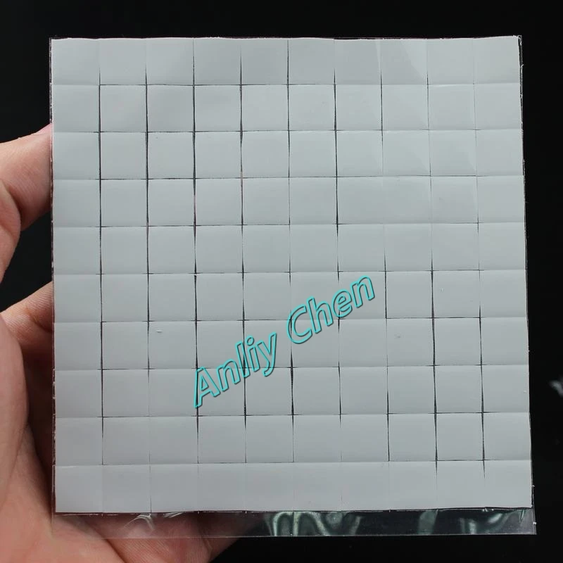 100 шт./партия силиконовые термопрокладки для микросхем|thermal pad|silicone conductionpc vga |