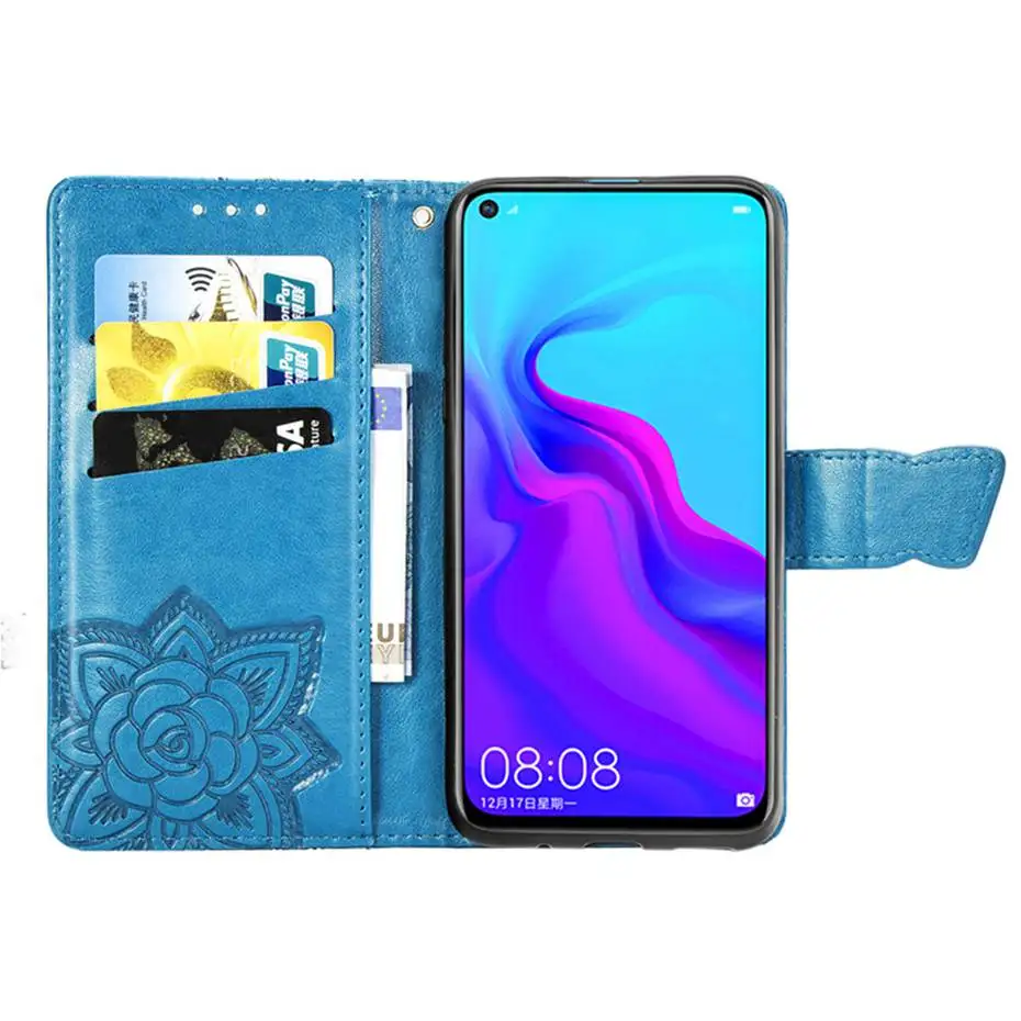 Чехол-кошелек с откидной крышкой для Huawei Nova 3i чехол 4 из искусственной кожи