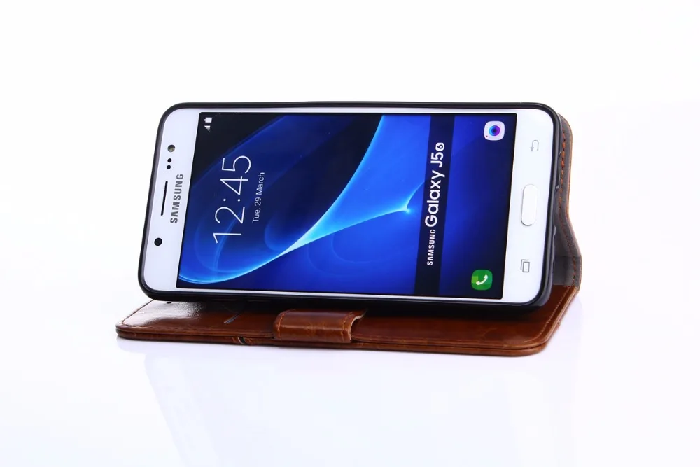 Чехол-бумажник из ПУ кожи с геометрическим узором для Samsung J5 50 шт. | Мобильные