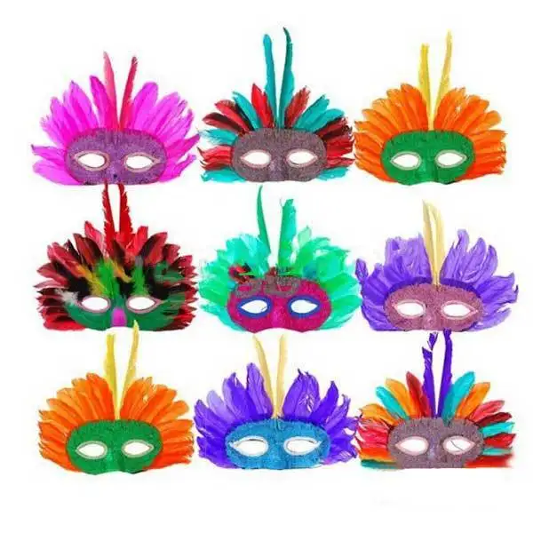 BluffCreek Stylish Dance Parties Feather Eye Mask For Halloween | Игрушки и хобби