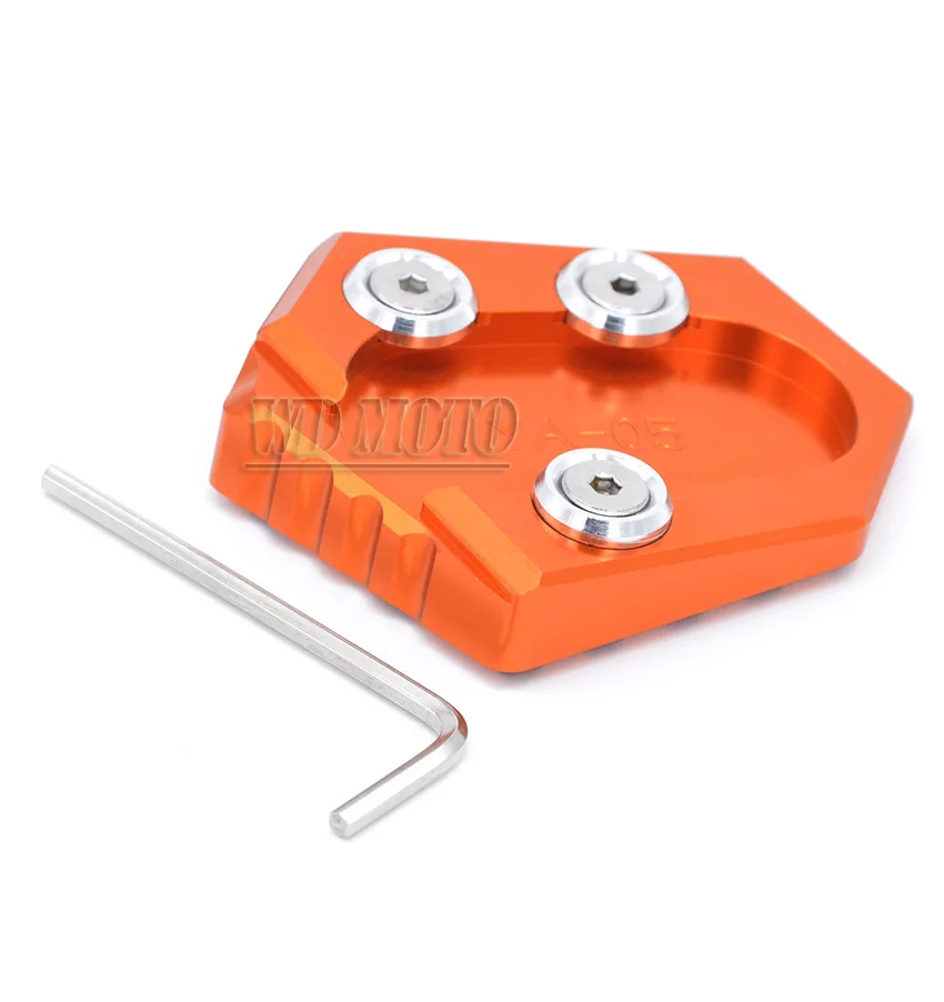 Motorcycle Accessories CNC Side Kickstand Stand Extension Plate For Yamaha MT09 2014 2015 FZ07 | Автомобили и мотоциклы