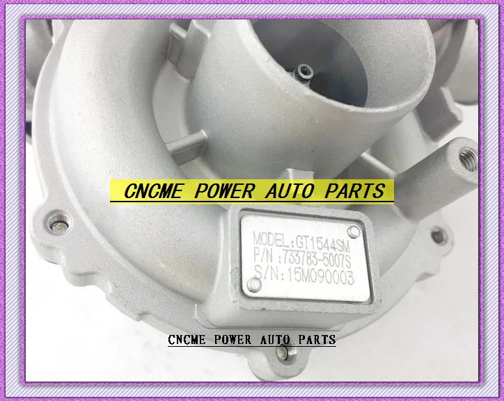 Турбо GT1544SM 733783 720243-0001 720243 045253019L для Seat Arosa Skoda FABIA Volkswagen VW Fox BNM BAY 1 4l E4 2002-07 |