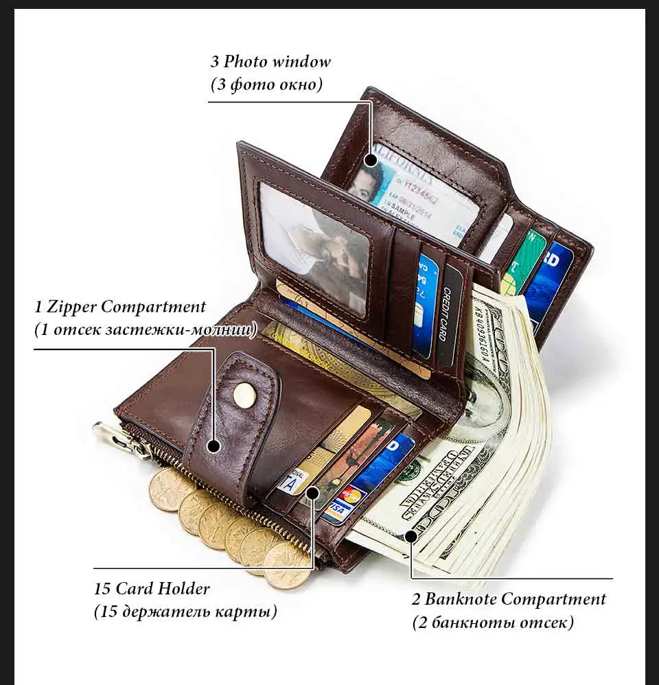 KAVIS rfid смарт-кошелек из натуральной кожи с сигнализацией gps карта Bluetooth черный мужской кошелек высокого качества дизайнерские кошельки гравировка