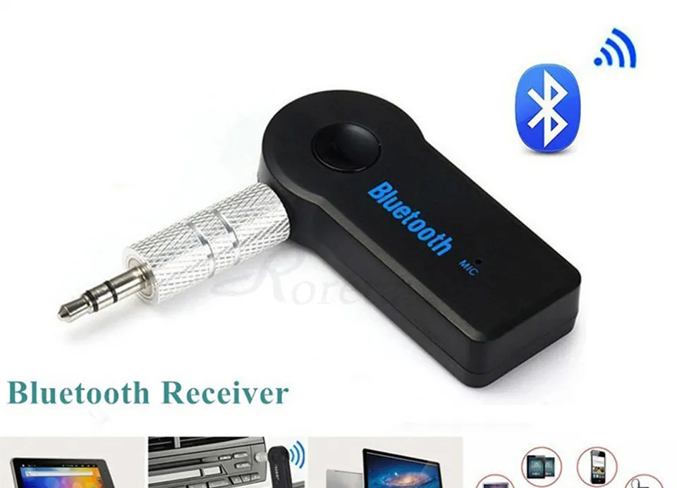 Roreta AUX 3,5 мм разъем Bluetooth приемник автомобильный беспроводной адаптер Громкая связь Вызов Bluetooth адаптер передатчик Авто музыкальный приемник