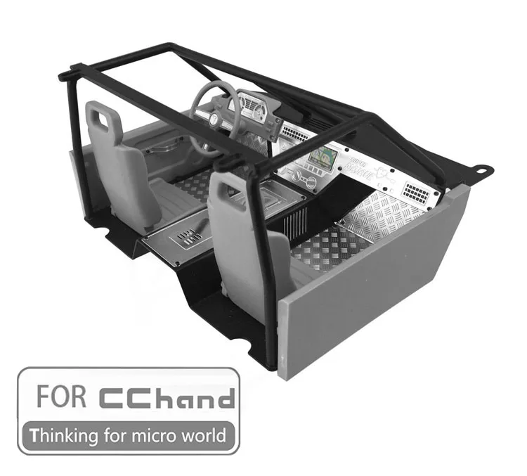Металлический каркас для внутреннего привода Кабины Для CChand RC4WD 1/10 TF2 Mojave 2