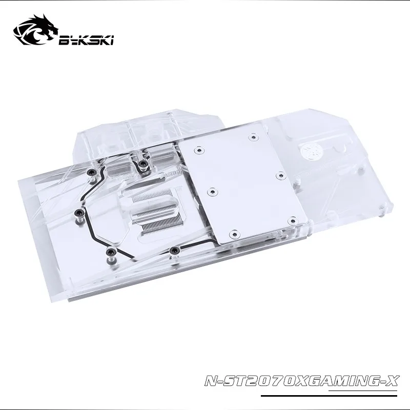 Bykski водного блока использовать для ZOTAC RTX2070 8GB X-GAMING OC/Gaming RTX2070 AMP/полное покрытие медный радиаторный блок/RGB светильник