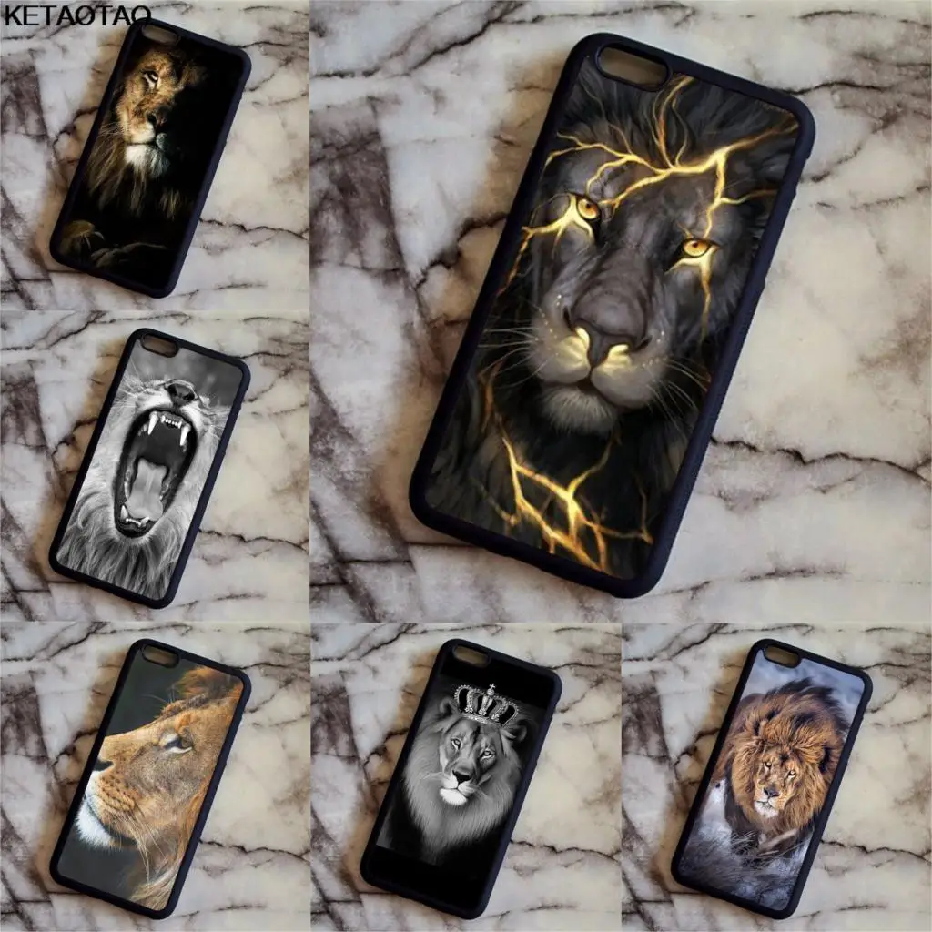 KETAOTAO Awesome Гепард животное лев абстрактный искусство чехлы для телефонов Samsung S5 6 7 8