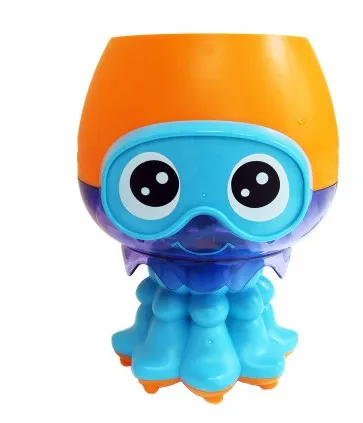 Игрушка для ванны инструмент душа детей играющая в мультяшную анимацию сетчатая