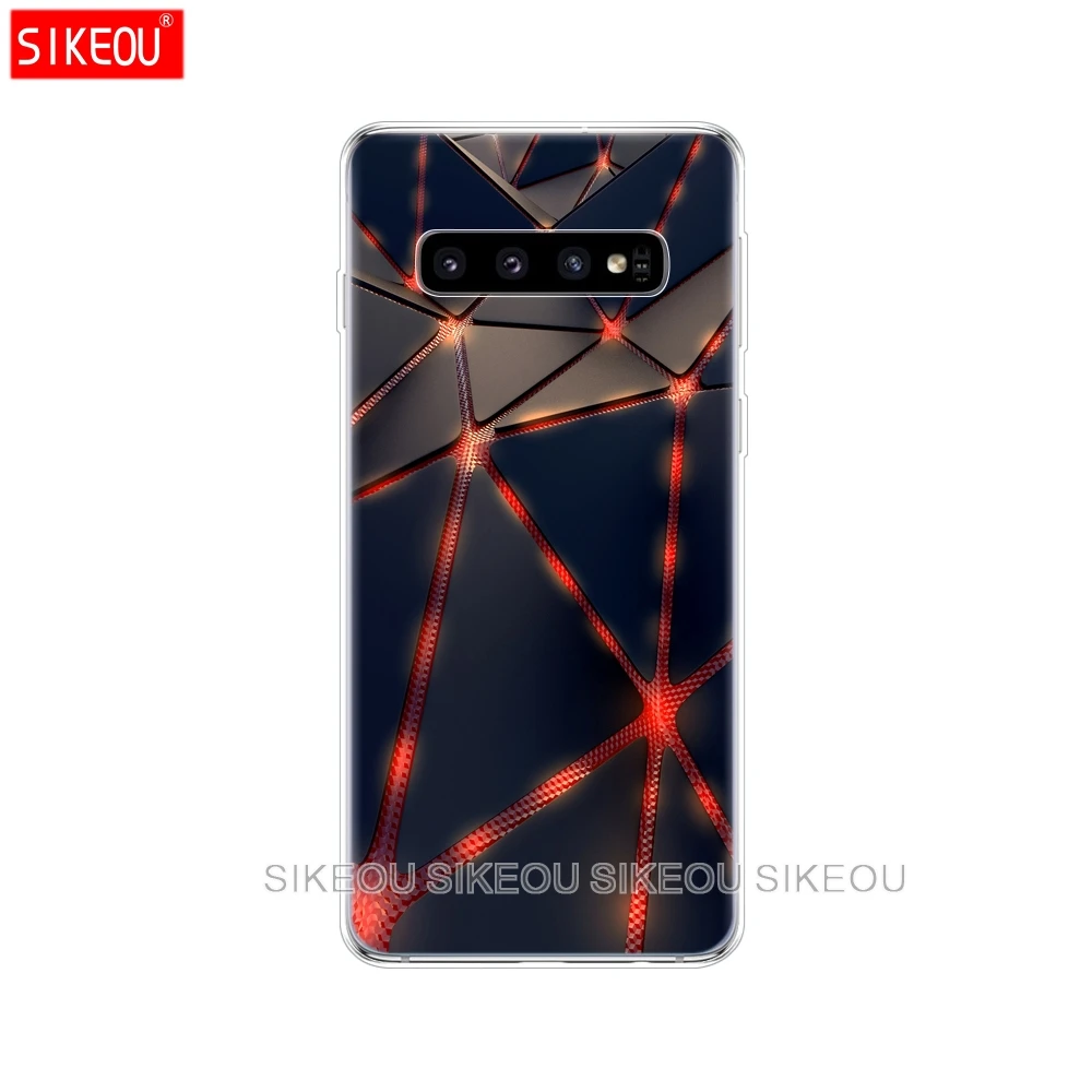 61048 Для samsung Galaxy S10 чехол S10Plus Силиконовый ТПУ чехол для телефона S10 E чехол для samsung S10 Plus G975F S 10 SM-G973F прозрачный - Цвет: 61048