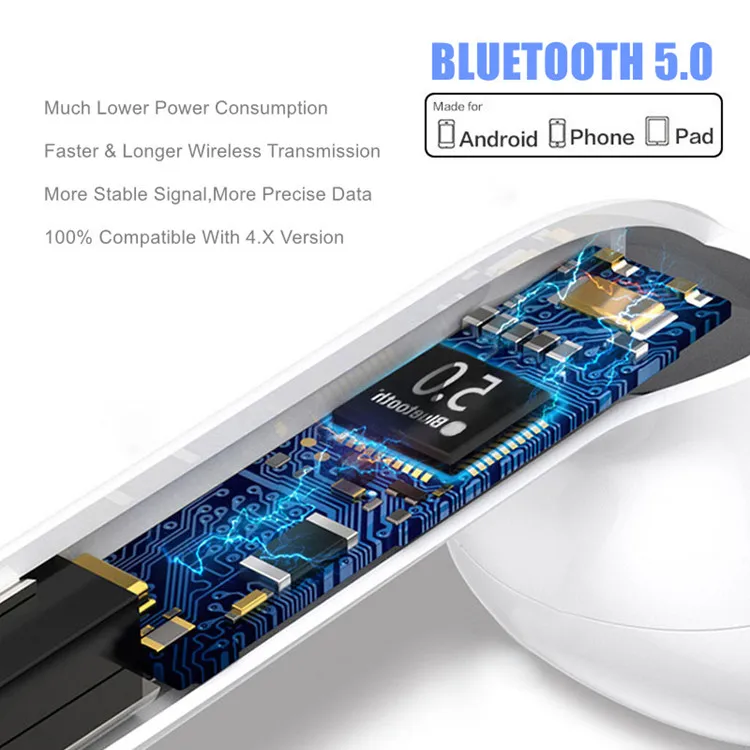 I16 TWS Handsfree True беспроводной наушники Bluetooth наушники спортивные с Шумоподавлением беспроводные наушники Bluetooth гарнитура с микрофоном