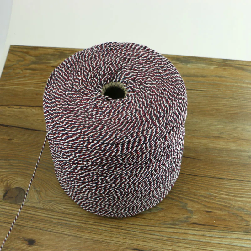 20 ярдов высококачественного хлопка ручной работы тонкая хлопковая веревка