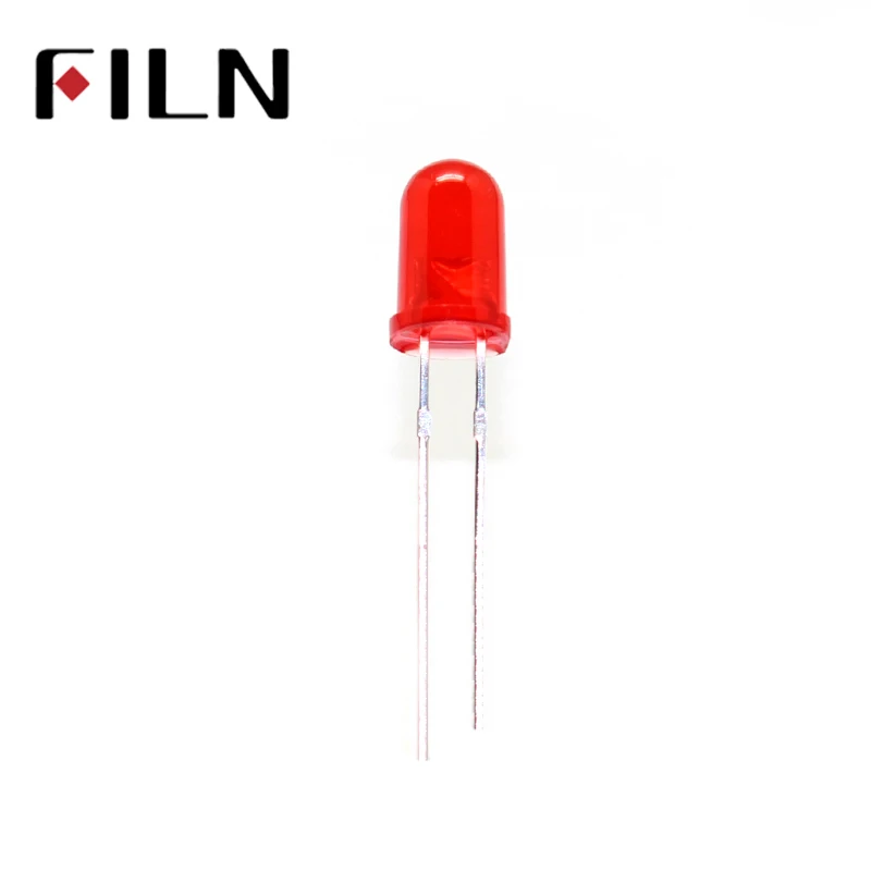 100pcs 5mm diffused red Bright LED bulbs Emitting Diode with 2 pin | Лампы и освещение