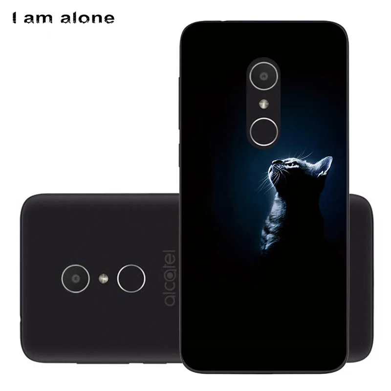 Solf TPU HH72 Чехол для телефона I am alone для Alcatel 1X 5059A 5059D 5059I 5059J 5059T 5,3 дюйма, Модный милый цветной Чехол для мобильного телефона из ТПУ - Цвет: Solf TPU HH72