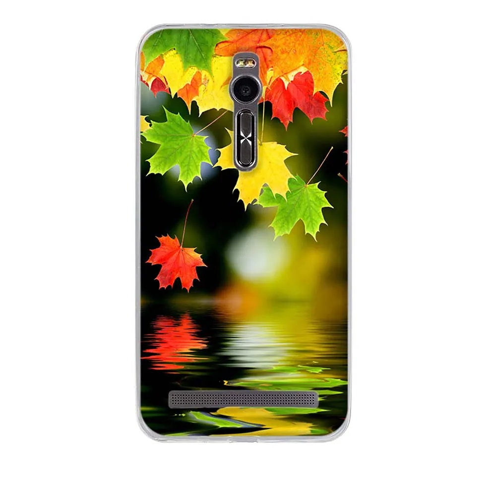 24 Для Asus Zenfone 2 ZE551ML чехол из мягкого ТПУ силикона для Asus Zenfone 2 ZE551ML чехол с милым животным узором для Asus 2 ZE551ML Coque - Цвет: 24