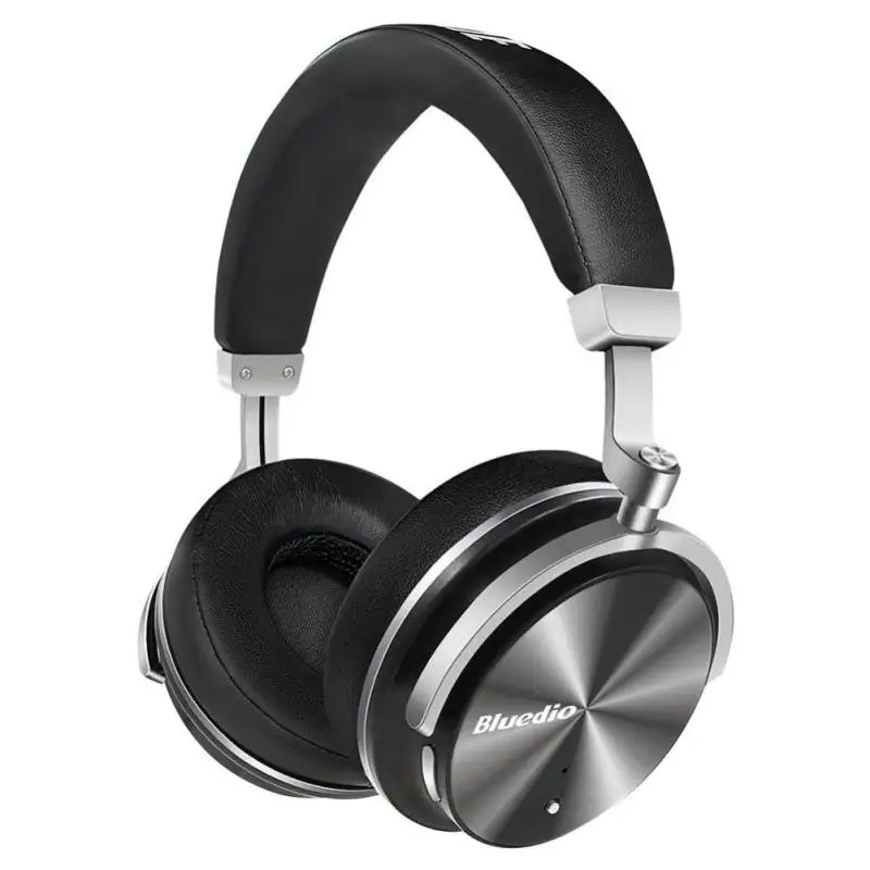 Active Noise Cancelling Bluetooth Turbine Headphones with Mic Over-ear Swiveling Wired and Wireless headphones Headset