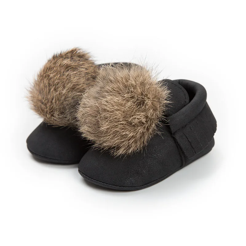 WONBO 2020 Winter New Baby Prewalker Shoes Cute Ball Baby First Walkers Baby Moccasins Hot