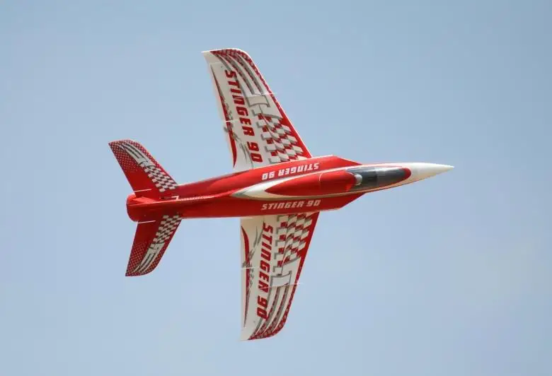 Без аккумулятора 90 мм EDF RC Jet Stinger RTF с выдвижным шасси|rtf ready to fly|rtf electric rc jetsbattery spacer |