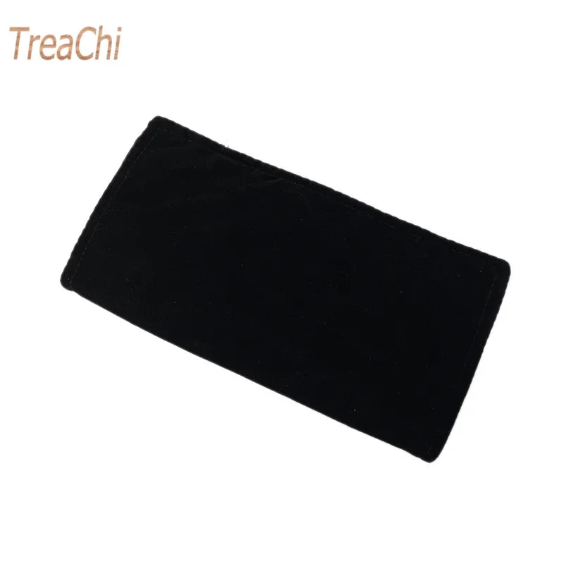 

Fashion Black Velvet Jewelry Roll Bag for Jewellery Pendant Organizer Storage Bag Portable Necklace Display Cases