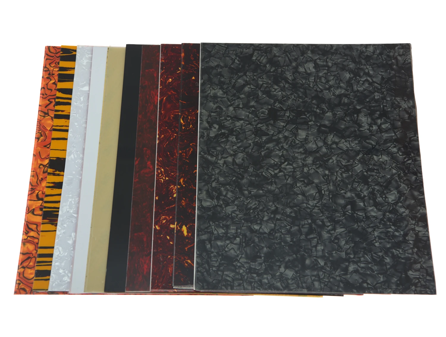

Dopro 25x20cm Acoustic Guitar Self-Adhesive Scratch Plate Sheet Pick Guard Material Sheet 10 Colors Option