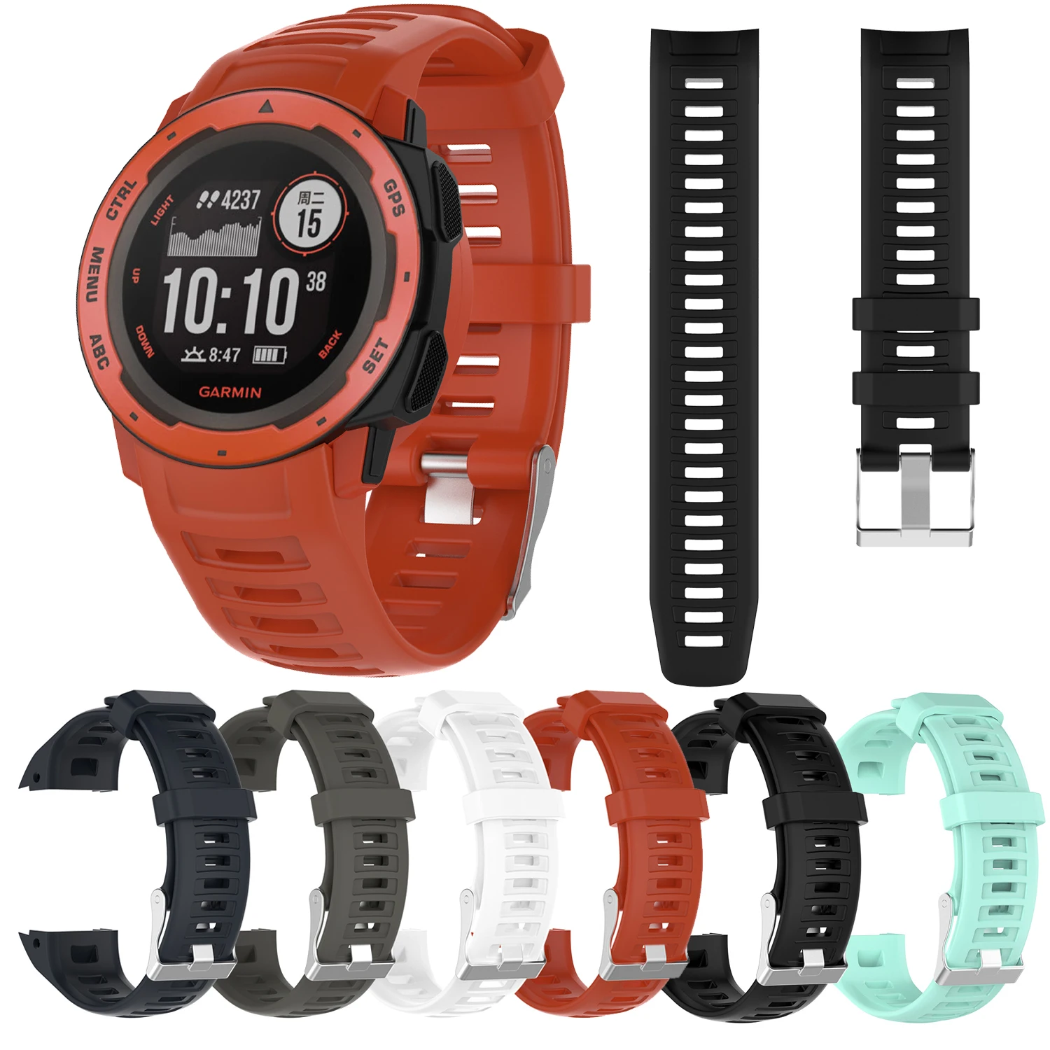 Смарт-часы для Garmin instinct Смарт-часы Мягкая силиконовая лента сменный ремешок силиконовый браслет