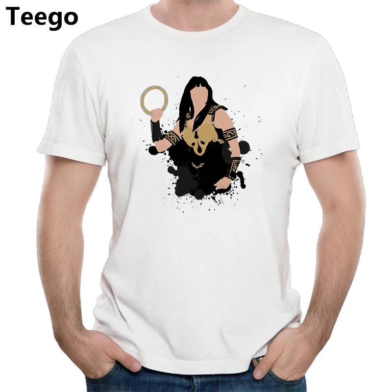 FC3736 Xena Warrior Princess tv Show, Лицензированная Мужская футболка с логотипом, Футболка реглан для взрослых, брендовая Летняя мужская футболка, подарок - Цвет: FC3736